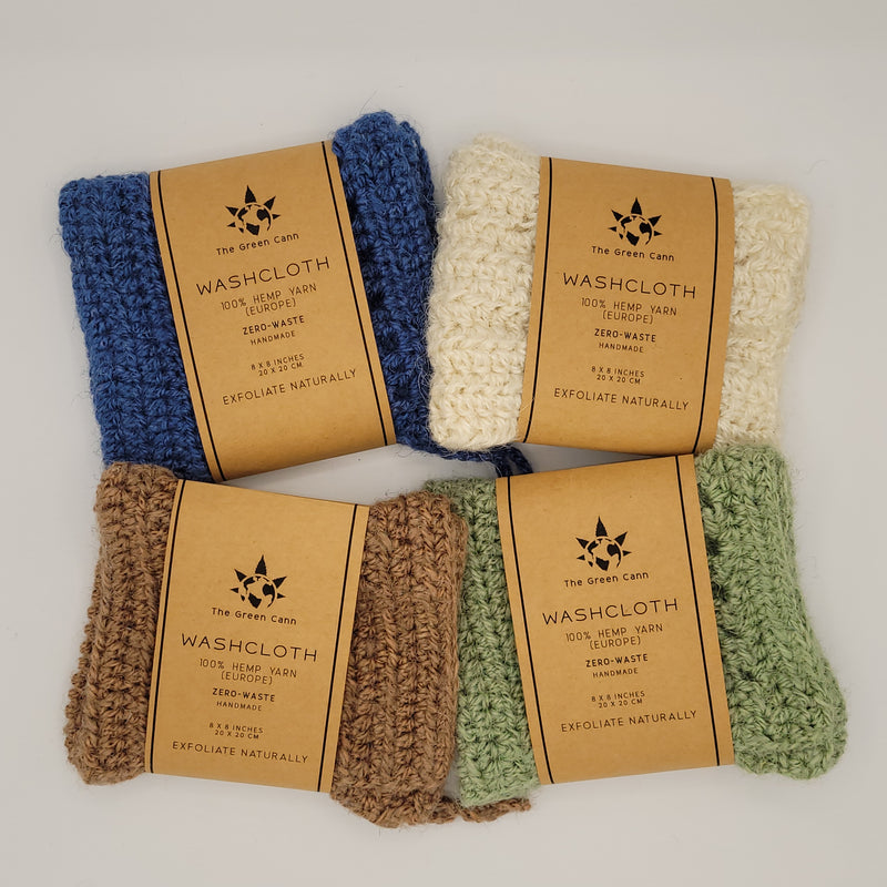 Hemp Washcloth | The Green Cann