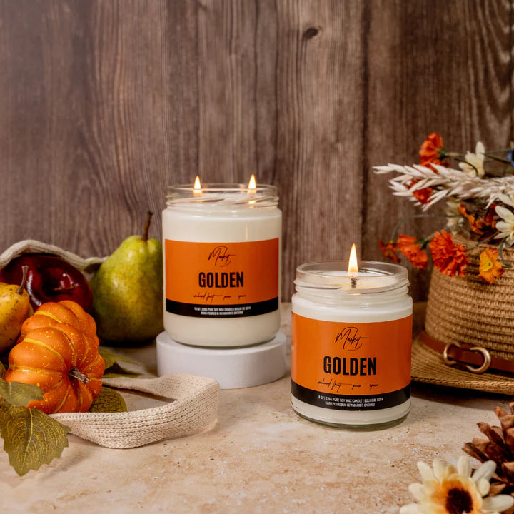 Golden Soy Candle | Market Candle Company