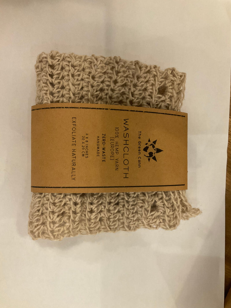 Hemp Washcloth | The Green Cann