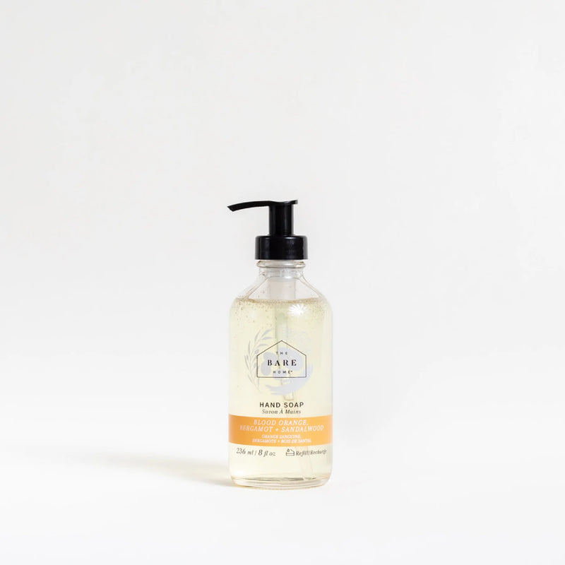 Hand Soap | Blood Orange, Bergamot & Sandalwood | The Bare Home